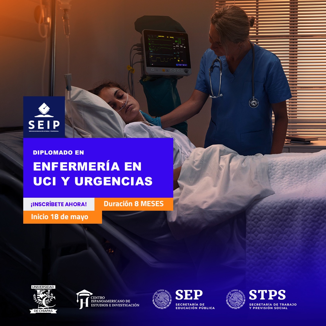 DIPLOMADO EN ENFERMERÍA EN UCI Y URGENCIAS