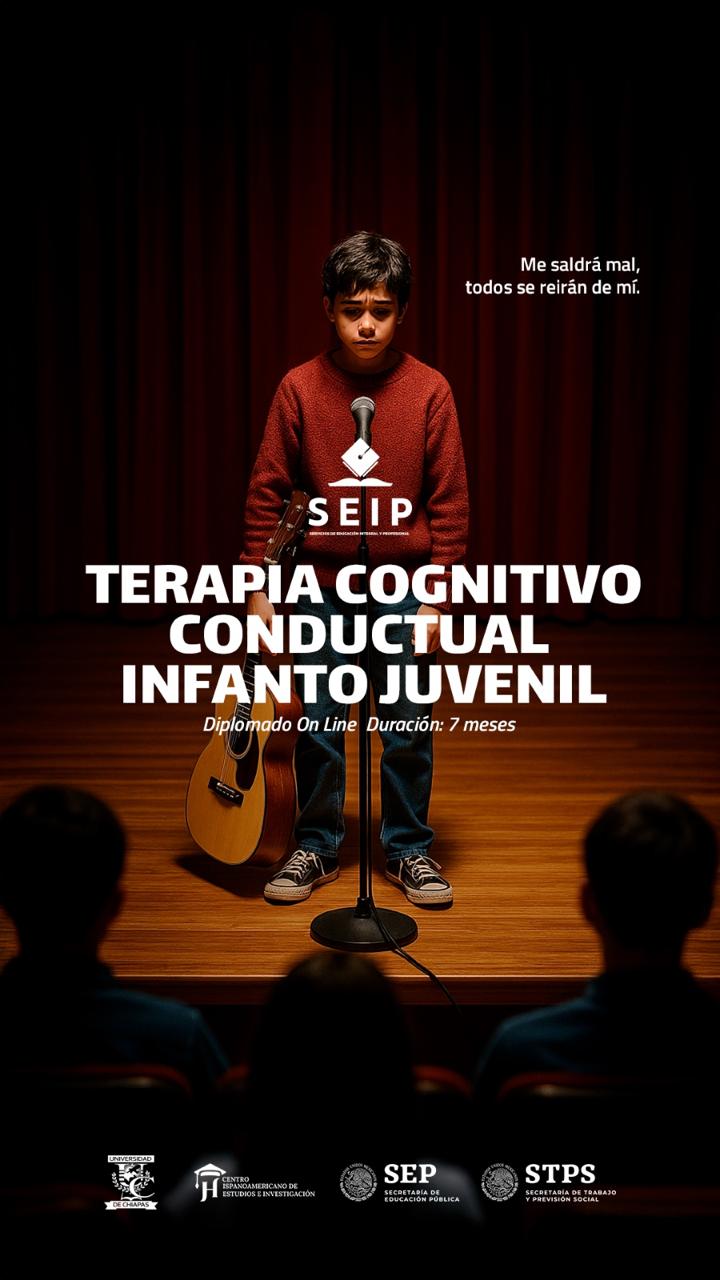 DIPLOMADO EN TERAPIA COGNITIVO CONDUCTUAL INFANTO JUVENIL